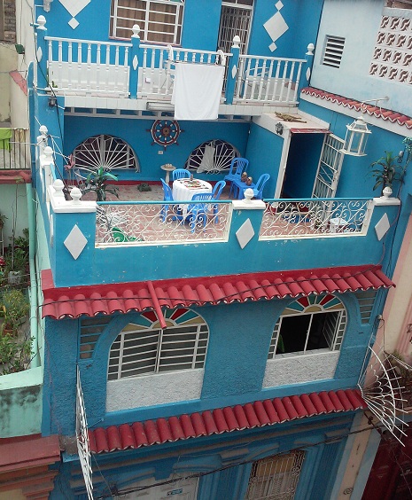 'House view' Casas particulares are an alternative to hotels in Cuba.